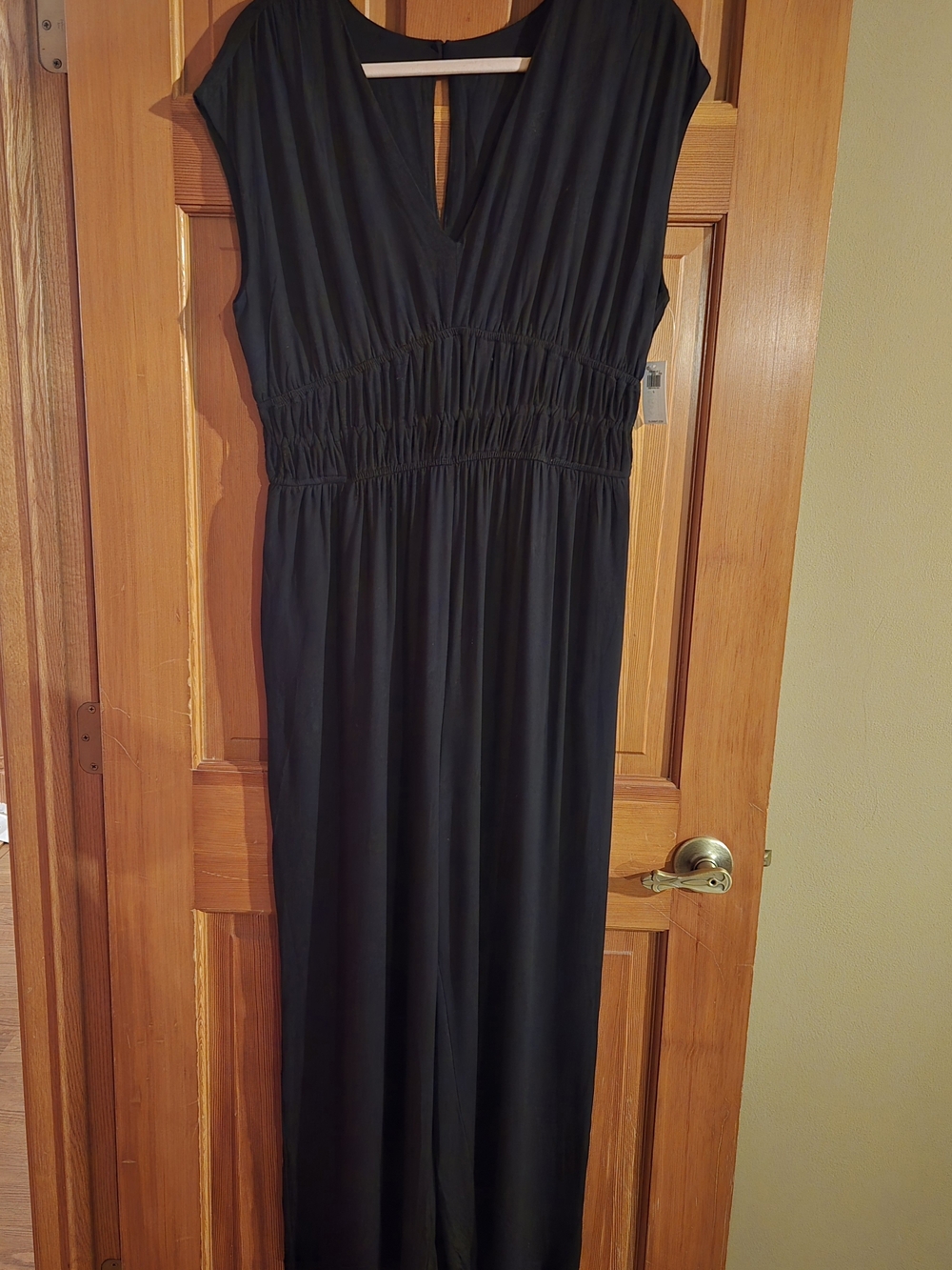 Old Navy Black V-Neck Jumpsuit NWT